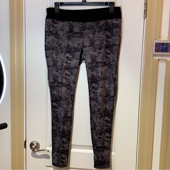 Asics Pants - ASICS. Gray/Black workout pants. Sportswear. Athletic. Size XL.